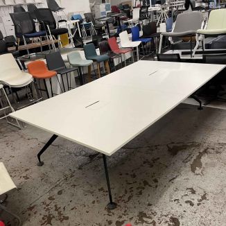Second Hand White Meeting Table