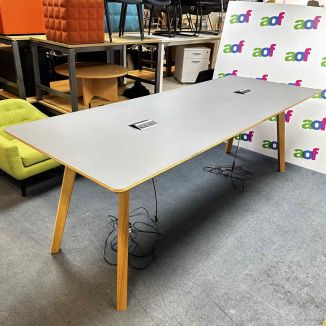 Second Hand Graphite Poseur Meeting Table