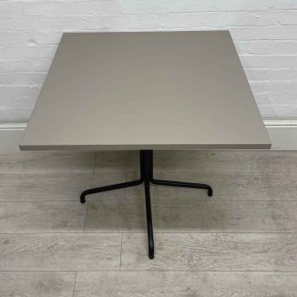 Second Hand Square Dark Grey Meeting Table