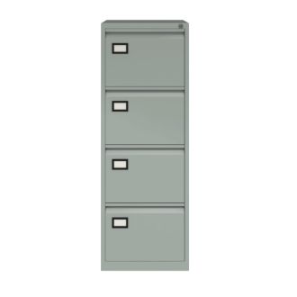 4 Drawer Filing Cabinet - Bisley AOC - Silver